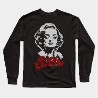 Christmas Bette Davis Long Sleeve T-Shirt